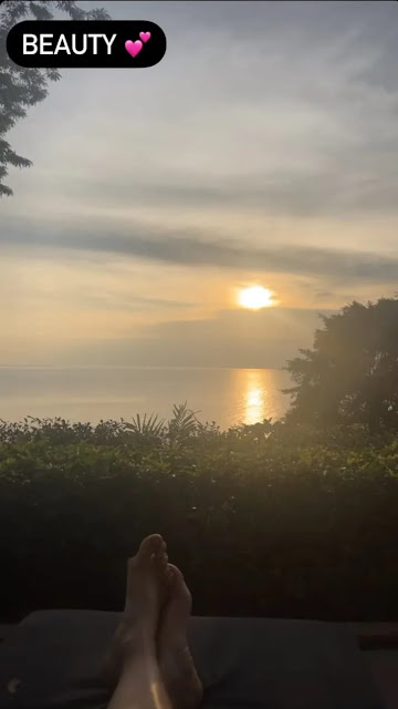 Rakul Preet enjoying sunset view from her resort stay in Thailand