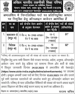 AICTE Recruitment 2023