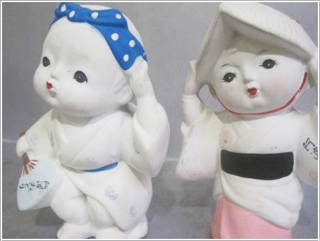 Dolphin Antik Boneka Keramik  Anak Jepang ke 2