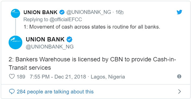 ‘It was a legitimate operation’ — Union Bank explains $2.8m confiscated at Enugu Airport