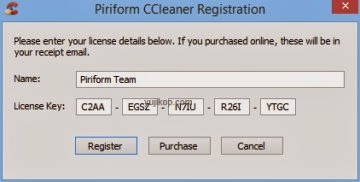 CCleaner Professional v4.05 License Key LEGAL