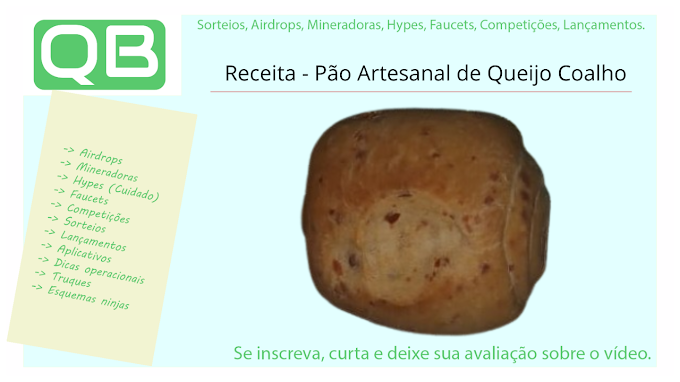 Receita - Pão Artesanal de Queijo Coalho: Uma Delícia para Todos os Momentos