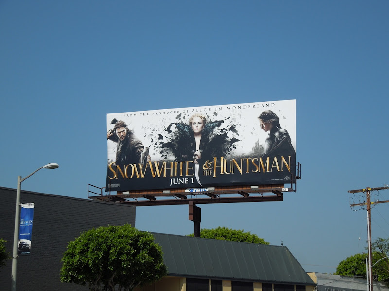 Snow White Huntsman movie billboard