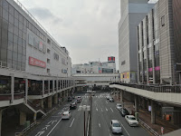 JR町田駅前の広場からのビュー