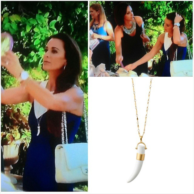  Kyle Richards in Stella & Dot Sahara Necklace