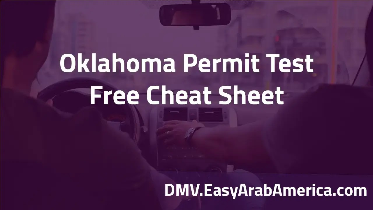 [FREE] Oklahoma DMV Permit Test Questions and Answers