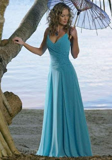 Blue Bridesmaid Dresses Beach Wedding Ideas