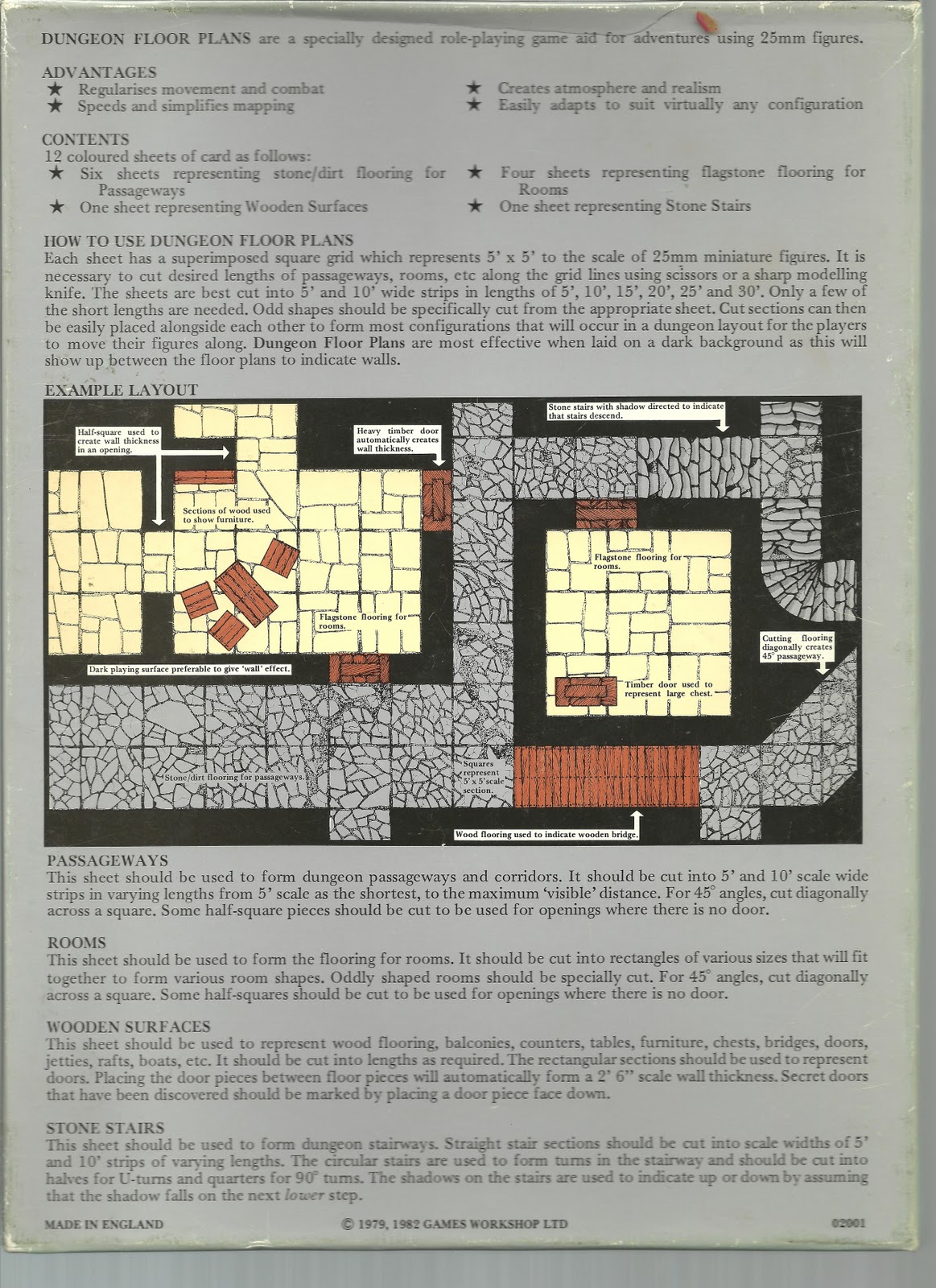 David's RPG: Dungeon Floor Plans