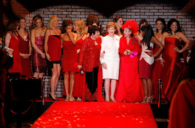 New York Fashion Week - collection The Heart Truth Red Dress