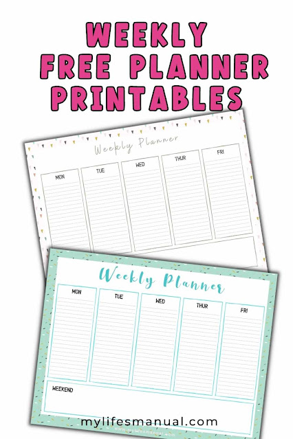 Weekly Planner Free Printables. This desktop planner is perfect for organizing your entire week. You'll love that you can see the entire week at glance. Take a short 15 minutes every Saturday or Sunday to plan your week and you'll see a big difference in your productivity.