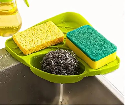 Multipurpose Corner Kitchen Sink Wash Basin Storage Organizer Rack