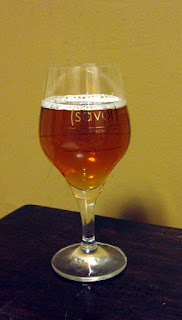 I really like the SAVOR glasses this year, especially for this golden sour ale.