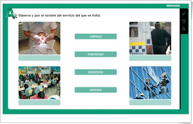 "Los servicios" Editorial La Galera 2º de Primaria