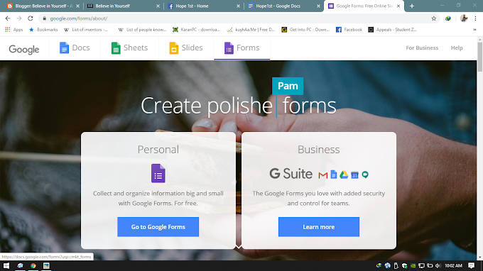 How to create registration form in google forms.