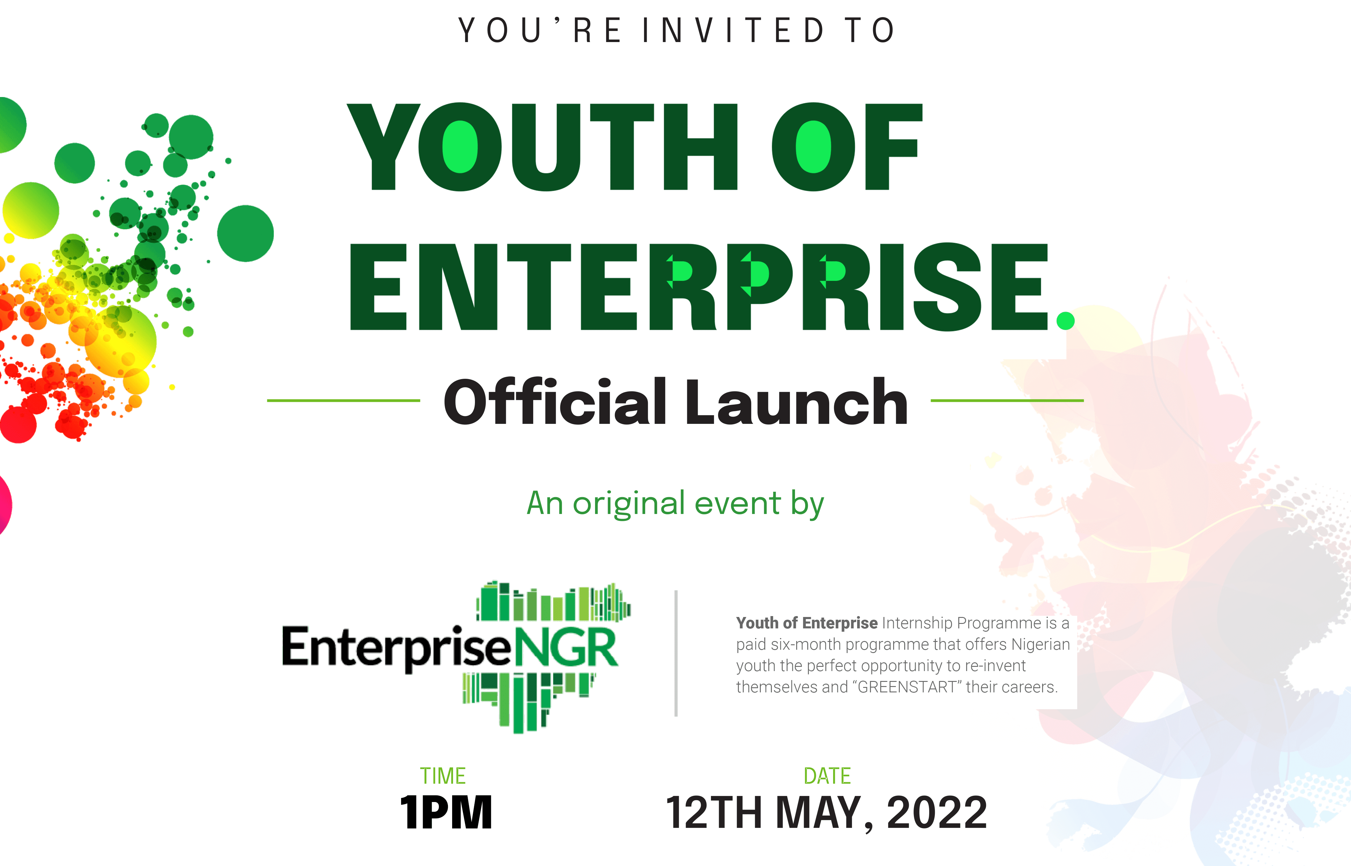 An Ƙaddamar da Shirin Ƙwararrun Matasan Kasuwanci Mai Taken" Youth of Enterprise (YOE) Internship Programme Launch" Duba Yadda Zaku Cike