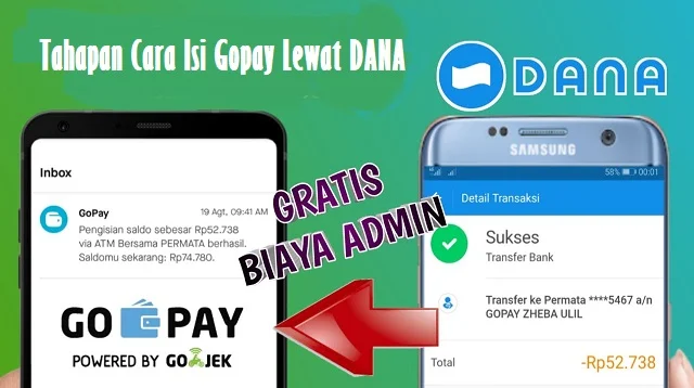 Cara Isi Gopay Lewat DANA