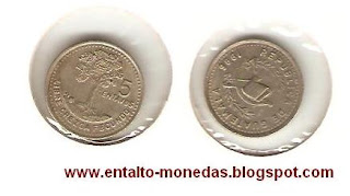 5 centavos 1996