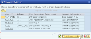 Upgrade SAP Support Package