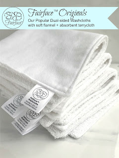 Soft and scrubby face cloths - best for face washing sensitive skin - Fairface Original Washcloths