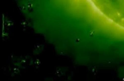 Ufo Sighting Near Sun Using Sohonasa June 5 2011 Images Most Bigger Than Earth