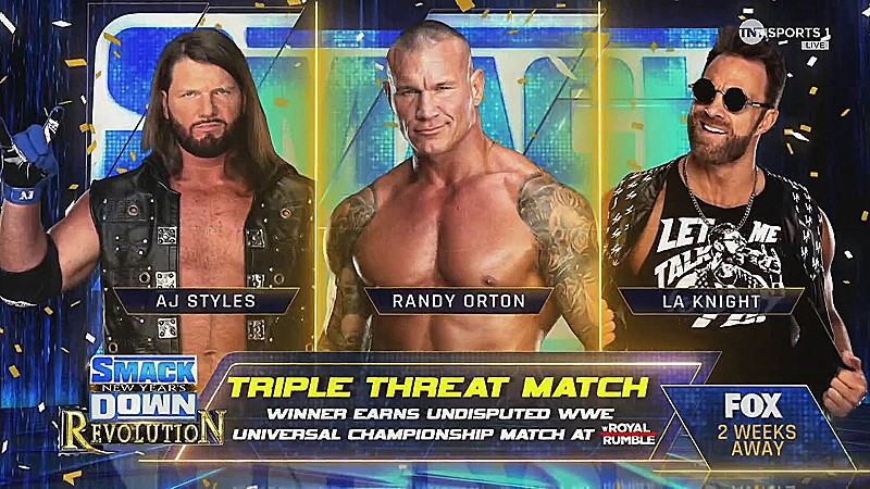 Triple Threat Decider for Roman Reigns' Royal Rumble Opponent on 1/5 WWE SmackDown
