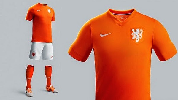 Netherlands 2014 World Cup Home Kit