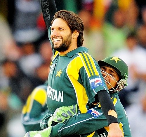 captain Shahid Afridi will