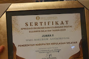  Lagi, Pemkab Selayar Raih Juara II TP2DD Akseleratif Kategori Pajak