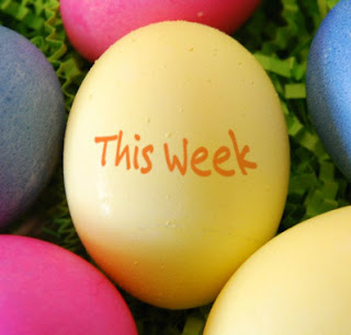 This Week @ Your Library... April 11-15, 2017 || colored egg image courtesy of imagechef.com