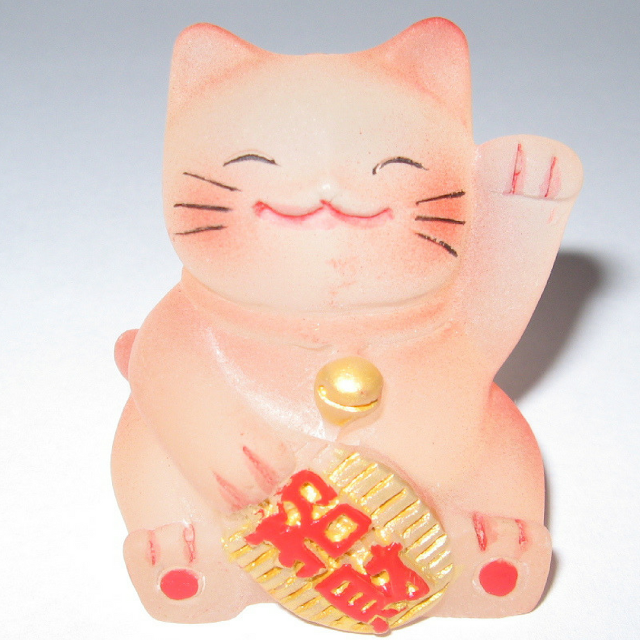 maneki-neko, Lucky Cat Statue Chinese Japanese