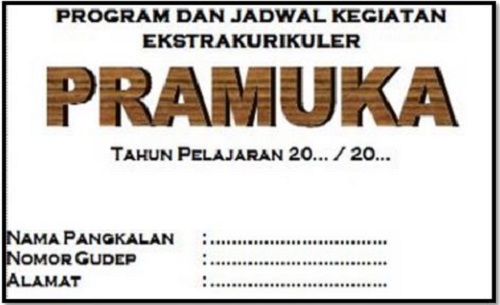 Download Rencana Kerja Ekstrakurikuler Pramuka Untuk 