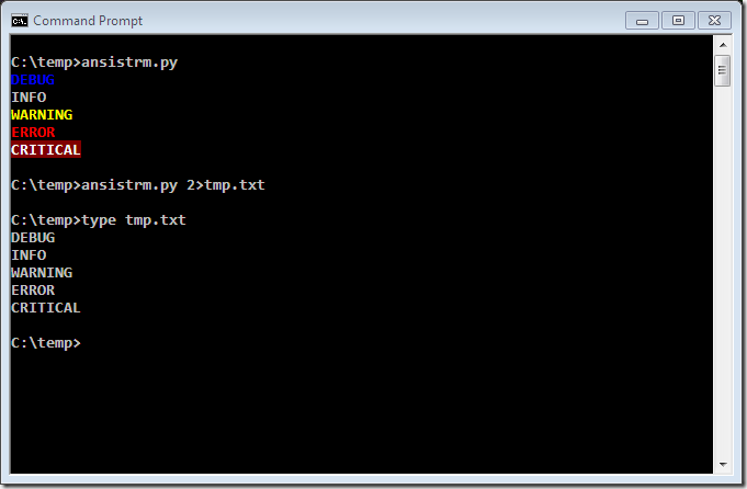ansistrm-win7