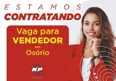 New Point abre vaga para Vendedor em Osório