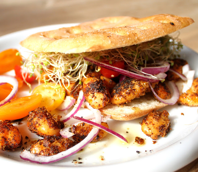 Oppskrift Paprikakrydder Paprikabønner Smørbønner Store Hvite Bønner Enkel Rask Lunch Vegansk Vegetar