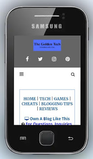 Mobile view of thegoldentech.com.ng 