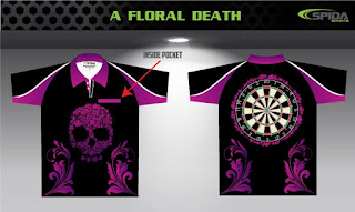 A Floral Death Ladies Dart Shirts