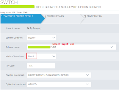 Reliance Mutual Fund - Start STP