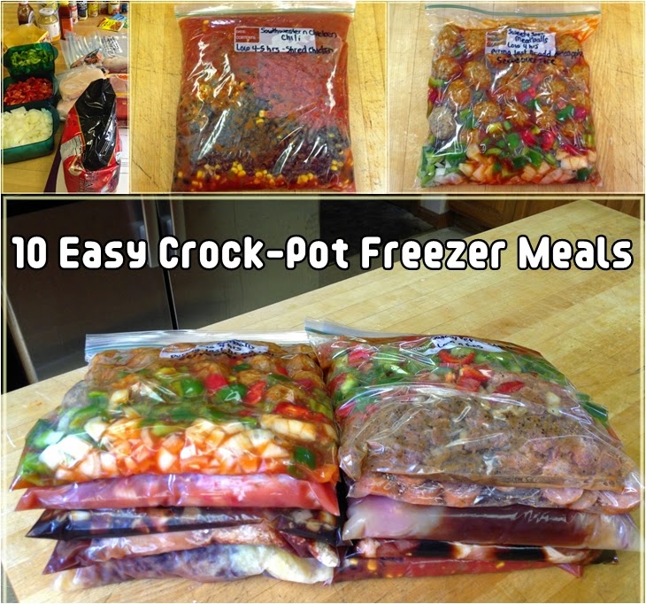 10 Easy Crock-Pot Freezer Meals