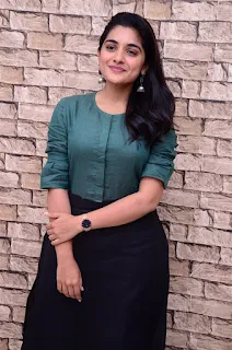 Actress Niveda Thomas Stills at Brochevarevarura movie Interview