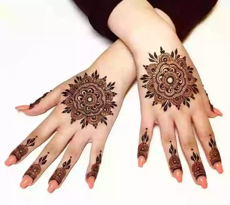 mehandi ke simple design