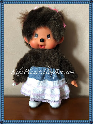 kiki monchhichi couture sewing jupe skirt vêtement doll poupée handmade fait main