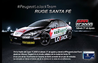 #PeugeotLoJackTeam, Super TC 2000, Santa Fe, Espectáculos Santa Fe