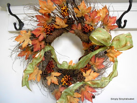 Simple Fall Twig Wreath