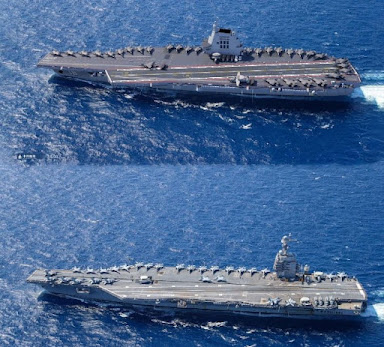 The Strength Of US Ford Class Carrier VS China's Fujian Class Carrier, Who Is Superior in the Ocean?