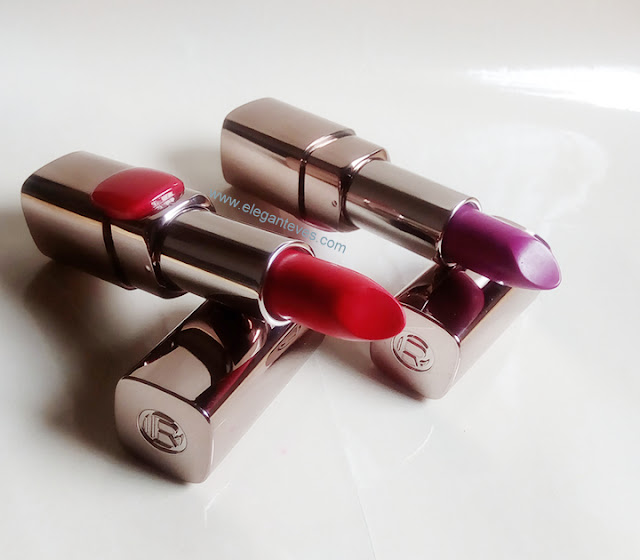 Review/ Swatches of L’oreal Paris Moist Matte Lipsticks Lincoln Rose and Glamor Fuchsia