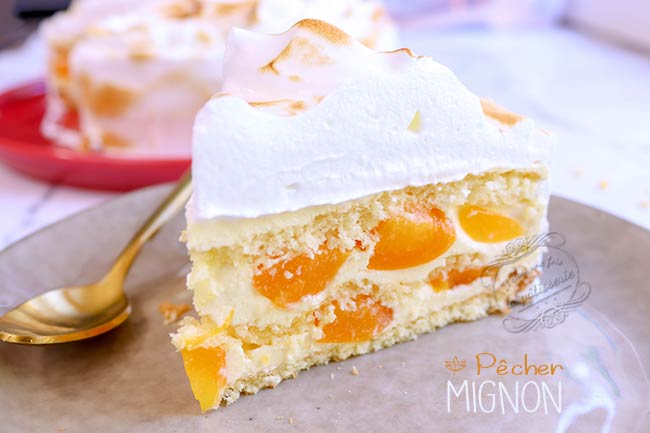 Le Gateau Pecher Mignon Il Etait Une Fois La Patisserie