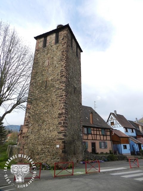 KAYSERSBERG (68) - Le château-fort et les remparts médiévaux