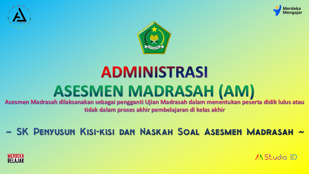 Format SK Penyusun Kisi-Kisi dan Soal Asesmen Madrasah 2023