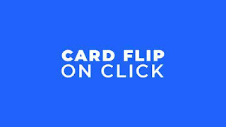 Card Flip on Click Effect