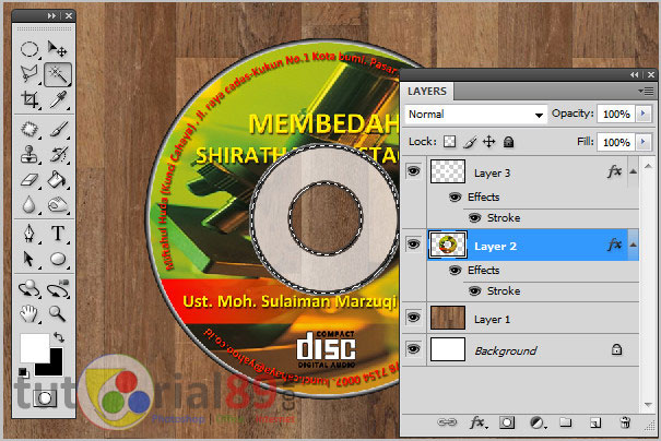 Cara membuat mockup CD dengan photoshop